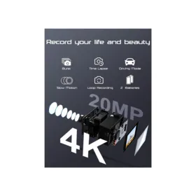 Apexcam M1-AIR: Caméra d'action 4K