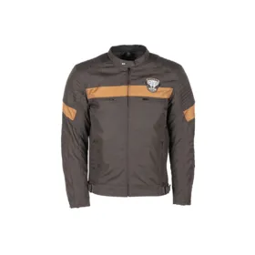 Blouson Moto DXR CHUCK TEX MEN - Marron / Beige