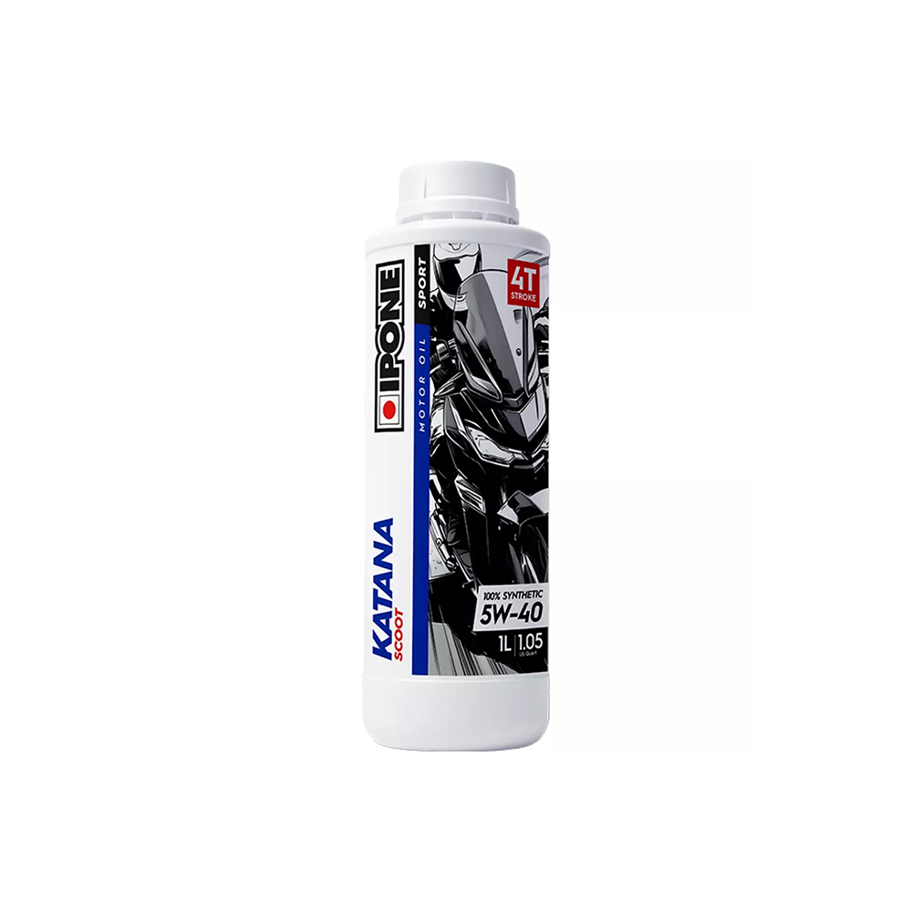 IPONE – Huile Moteur Moto 4 Temps 5W40 – 100% Synthétique