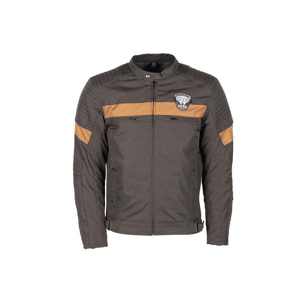 Blouson Moto DXR CHUCK TEX MEN - Marron / Beige
