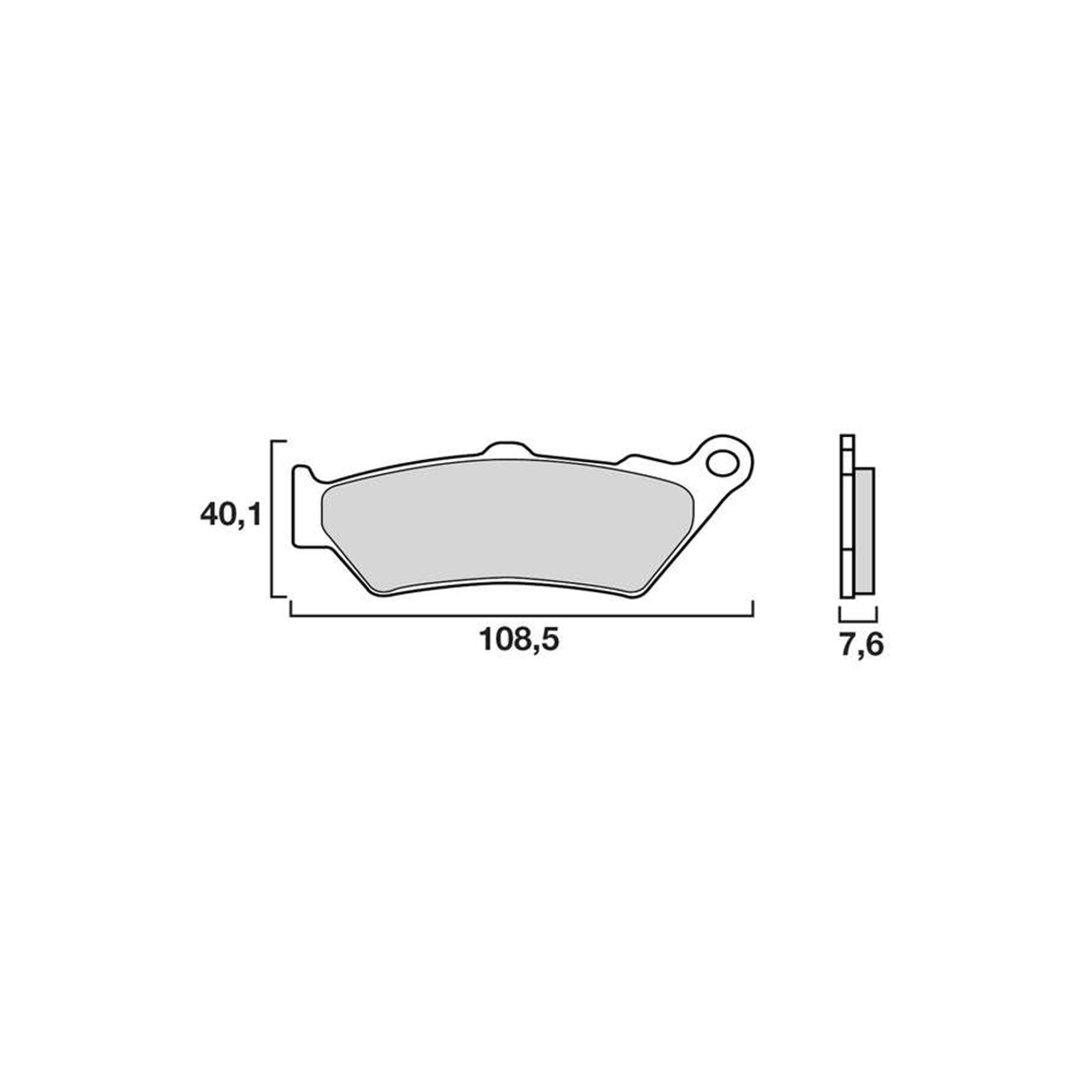 Plaquette de frein arrière BMW – R1200GS / R1250 GS / Adventure